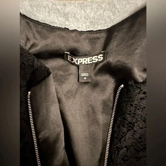 Express black lace dress size 0 - Picture 4 of 7